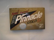 Box Of 15 Pinnacle Gold Golf Balls.