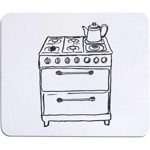 Old school stove mouse - 'old, mat