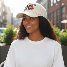 Dsquared2 White Embroidered Baseball Cap – Icon Logo Adjustable Unisex Hat