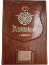 Vintage RAF Deutschland Luneburg Plaque Air Force Memorabilia Collectible