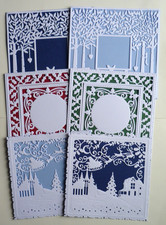 Die cut embossed forest - die,