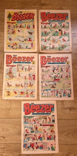 Beezer comics all 1970 - comics,