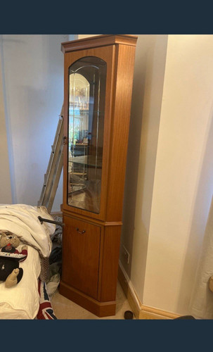 Tall freestanding brown corner - brown,