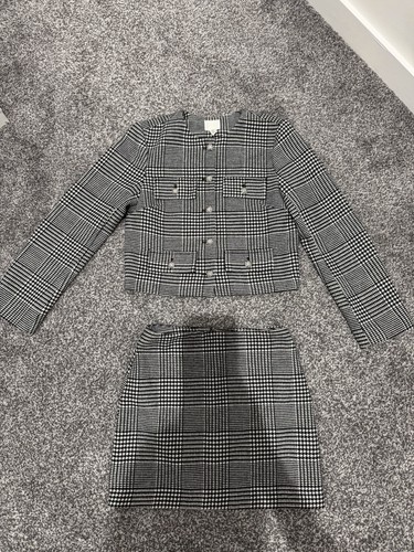 Jacket and skirt set - and, size