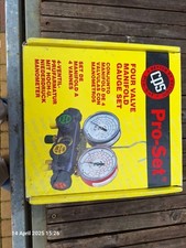 CPS Proset 4 Valve Air conditioning Manifold/Pressure gauge set (no hoses)