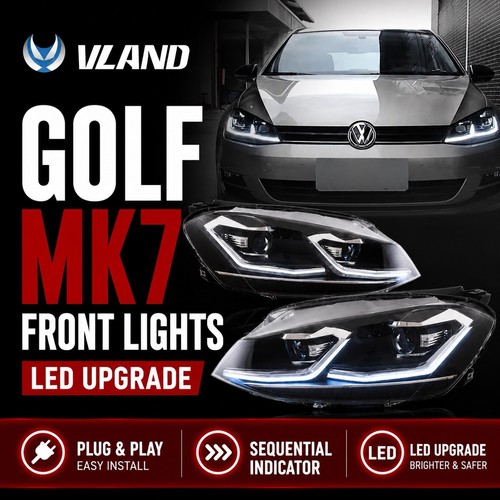 Gtd gti style led headlights - r,