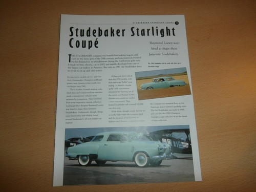 Studebaker starlight coupe or - starlight,