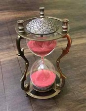 Antique hourglass brass - antique,