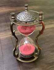 Antique Hourglass Brass
