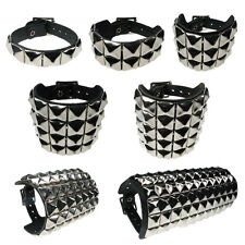Studded Wristband Pyramid Leather Wristband Emo Punk Gothic Steam Punk Lot