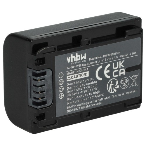 Battery for sony hdr - battery,