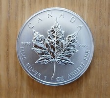Silver 1oz Canadian Maple Leaf