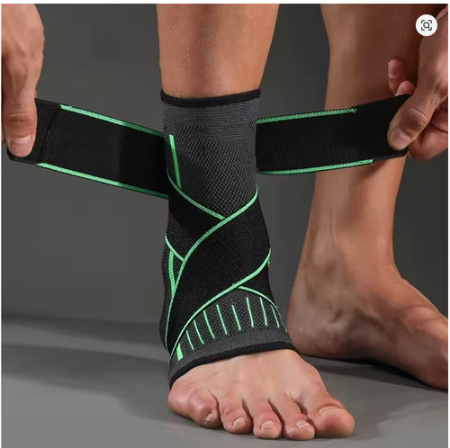 Adjustable ankle brace - brace, |