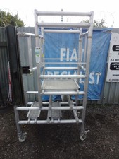 LYTE ALUMINIUM  PODIUM STEPS / SCAFFOLD TOWER ON WHEELS