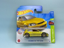 2022 Hot Wheels Super Treasure Hunt STH Short Card # '99 Honda Civic Type R EK9