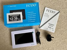 YCOO 7-inch Digital Dementia / Alzheimers Clock with Day-Date Calendar Alarm