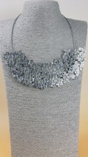 COS Statement Necklace Silver