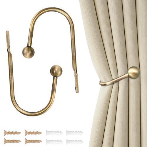 Curtain tie backs hooks - tie,