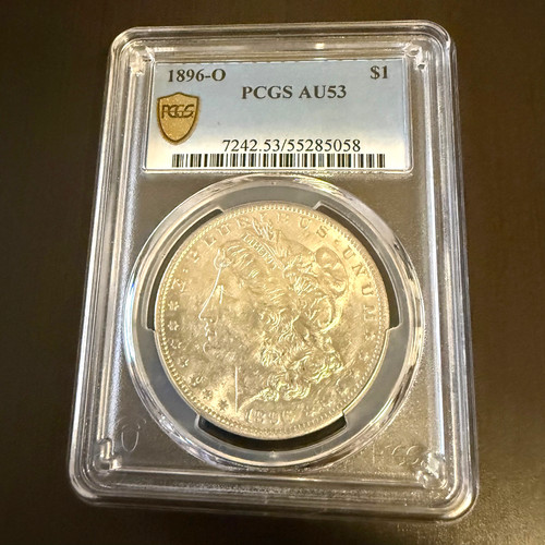 1896 morgan silver - dollar, $1