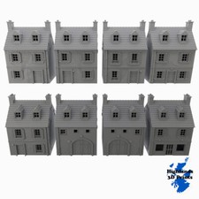 Normandy Houses 28mm 1:64 WW2 Building Terrain Tabletop Gaming 3DPrint