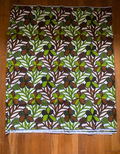 Vintage Veritable African BLOCK WAX Fabric Retro Original Ankara Ethnic Boho