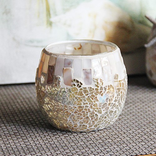 Mosaic tea light holder - mosaic, candle