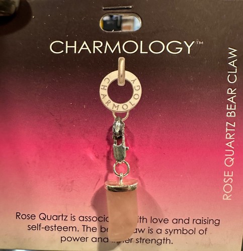 Rose quartz bear claw - rose,
