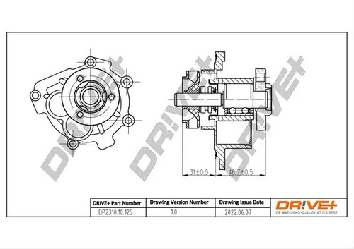 Water pump mechanical