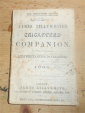 Lillywhite Companion for 1885