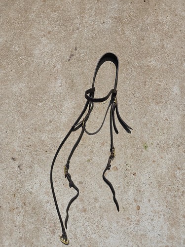 Brown leather cob - cob, bridle,