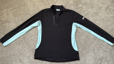 MUSTO PERFORMANCE micro dry black pale blue baselayer size 14