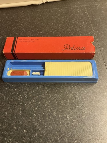 Vintage roll top lid - roll, pencil