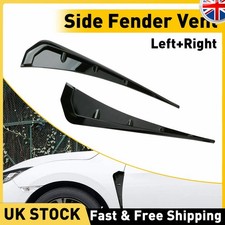 UK Glossy Black Car Side Wing