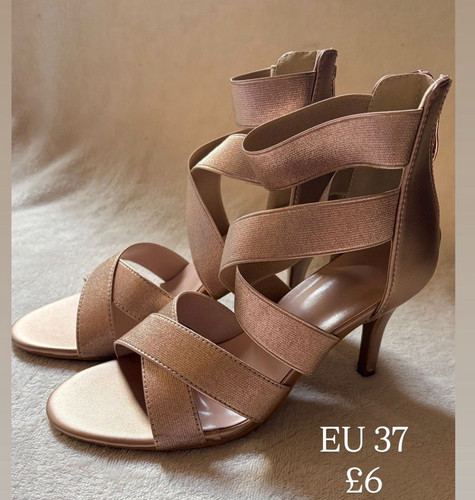 Women beige strappy - beige, open
