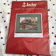 Anchor The Evening Express Train Cross Stitch Kit Vintage PCE900