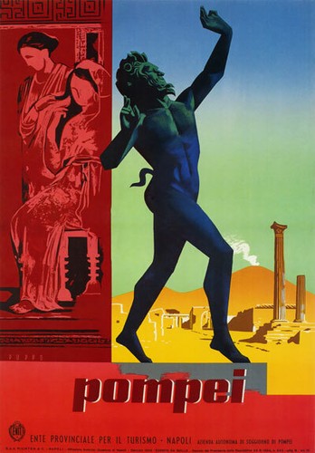 Tv92 vintage 1950 pompei - vintage, 1950's