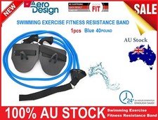 Pool Fitness Resistance Bands Swimming Arm Strength Trainer Stretch Pull Rope