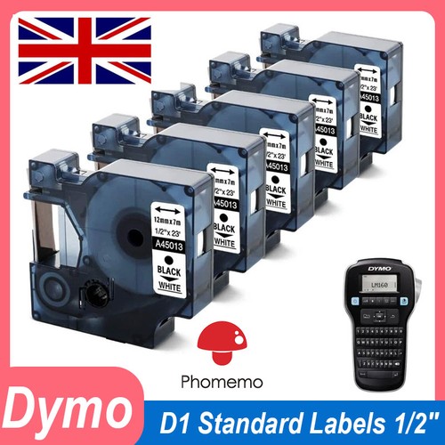 Dymo label tape 45013 black - tape,