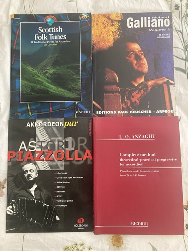 Accordion sheet music four - accordion,