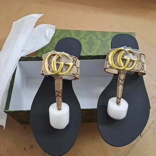 Gucci marmont thong sandals - gg,