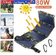 80W USB Solar Panel Foldable