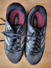 Skechers Shape Up Toners Trainers Size 4 Great For Gym And Exercise - Black