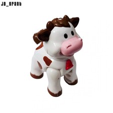 Kiddieland Click Clack Farm Cow Figure Toy
