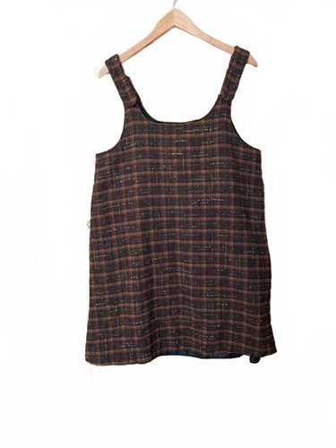 Unbranded plaid check pinafore - check,