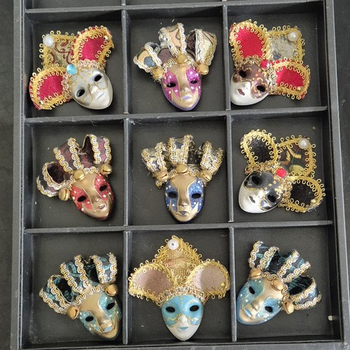 Blue red gold - blue, venetian