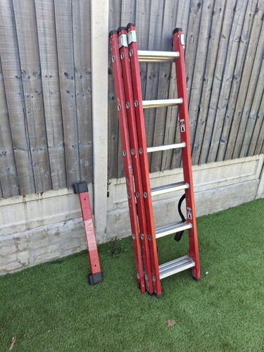 5ft fiberglass trebble ladder - 5ft,