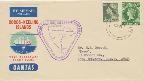 Cocos islands 1955 - cocos,