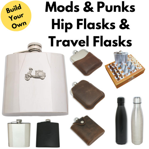 Mods punks hip flasks - &, &