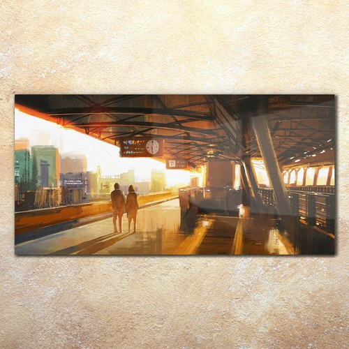Wall picture glass print art - wall,