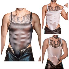 Mens Sling Bodysuit Stretchy